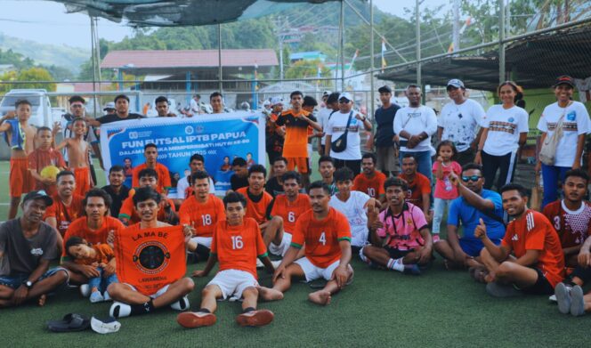 
					Meriahkan HUT Ke 80 RI , IPTB Papua Gelar Fun Futsal Perarat Tali Persaudaraan