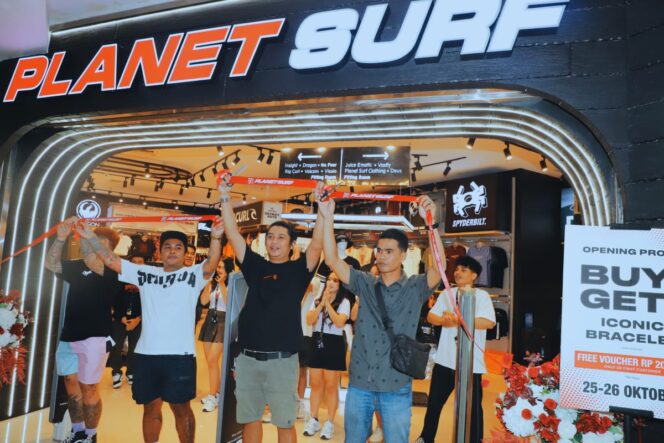 
					Lebarkan Sayap ke Papua,  Planet Surf Hadir  di Mall Jayapura Dengan Tampilan Modern