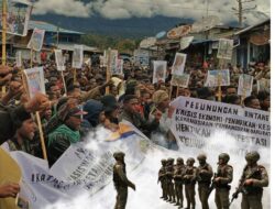 Pendekatan Humanis Aparat Jaga Ruang Demokrasi di Pegunungan Bintang