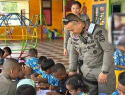 Operasi Damai Cartenz 2026 Hadirkan Kedamaian melalui Pendampingan Anak di Mimika