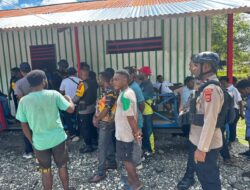 Respons Cepat Satgas Damai Cartenz Amankan Situasi Pasca insiden Kekerasan di Lingkungan Sekolah Dekai