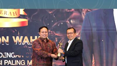 Kementerian ATR/BPN Terima Penghargaan dari INDOPOSCO atas Diseminasi Strategi Komunikasi yang Paling Masif