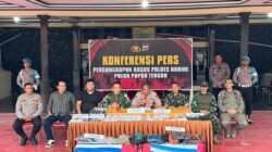 Kamp KKB di Nabarua Dibongkar Aparat Gabungan, Ratusan Amunisi dan Puluhan Juta Rupiah Diamankan