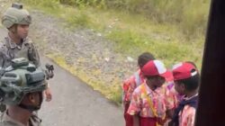 Kegiatan Patroli Satgas Damai Cartenz di Kenyam, Wujud Komitmen Jaga Stabilitas Keamanan Nduga