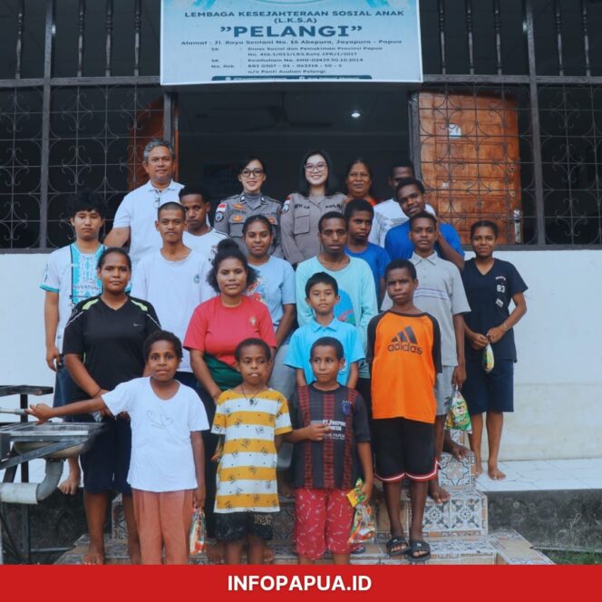
					Satgas Damai Cartenz perkuat kepedulian untuk anak Papua lewat bakti sosial di panti asuhan