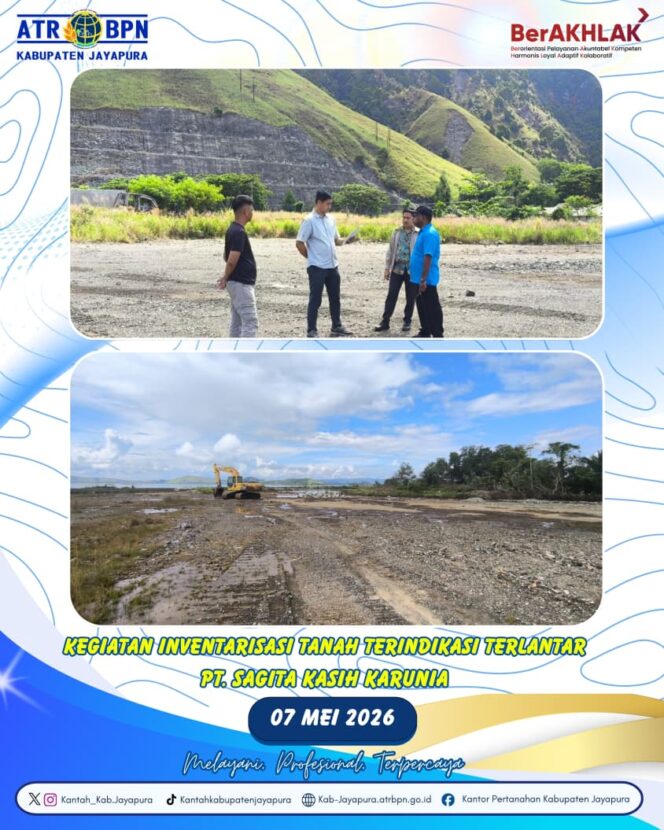 
					Kegiatan Inventarisasi Tanah Terindikasi Terlantar