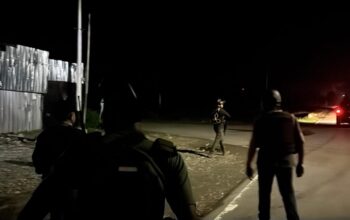 Patroli Jalan Kaki Ops Damai Cartenz 2026 Jaga Stabilitas Keamanan Kota Dekai, Yahukimo