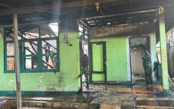 Rumah Dinas Prajurit Kodam Cenderawasih Terbakar, Api Berhasil Dijinakkan Sebelum Meluas