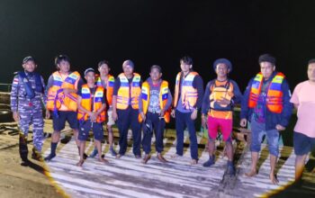 Setelah Berjam-jam dalam Kepungan Laut, 8 Korban LCT Cahaya Permata Hati Dievakuasi